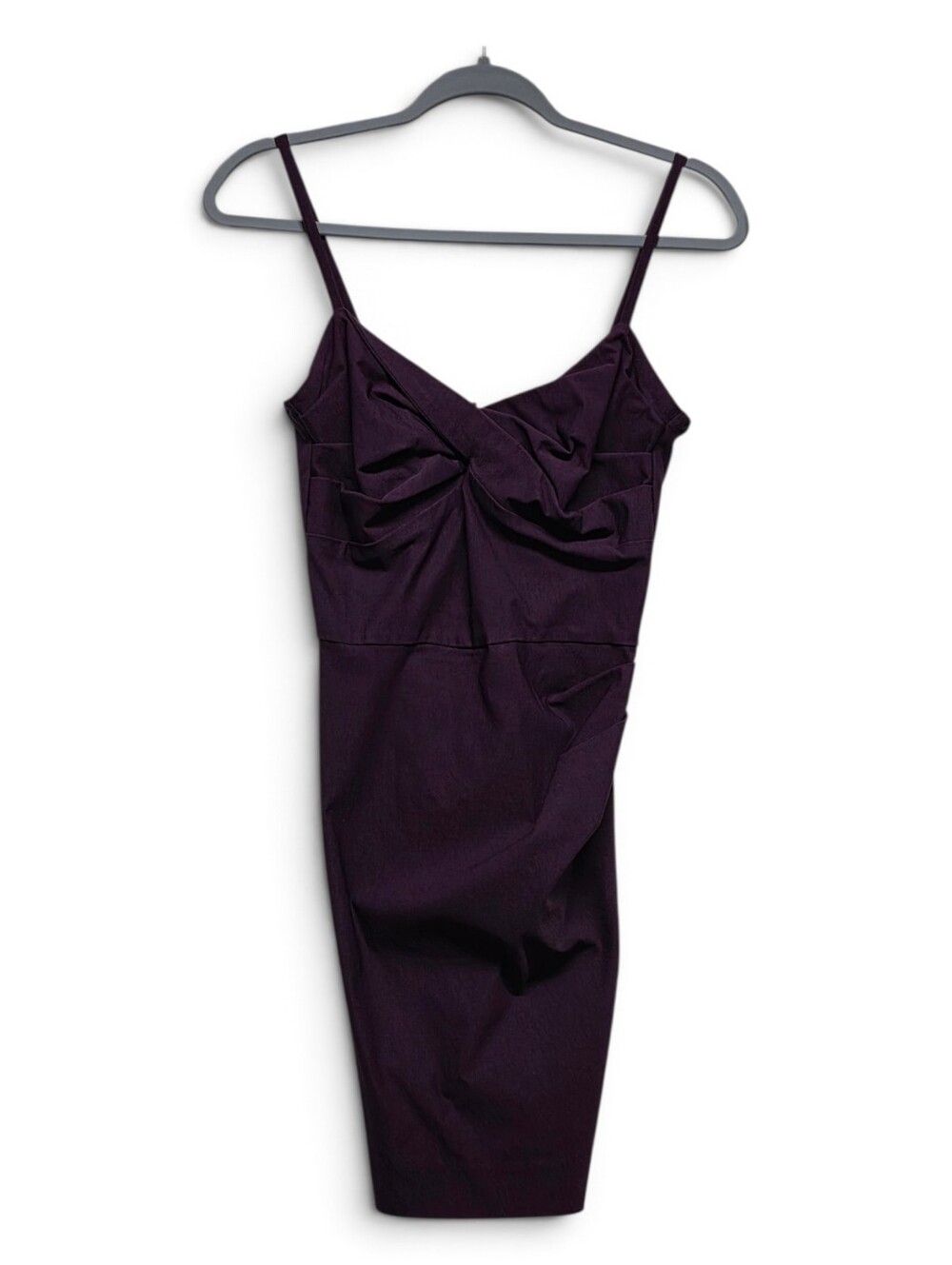 Stop Staring Dark Purple Sweetheart Wiggle Dress Size L